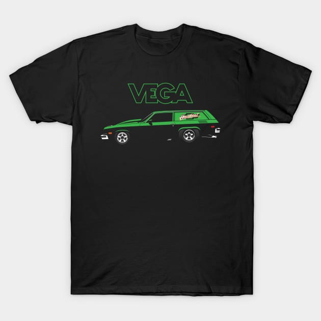 GREEN VEGA PRO STOCK PANEL DELIVERY T-Shirt by BriteDesign